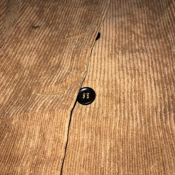 Cute corduroy tan blouse - Picture 2 of 3